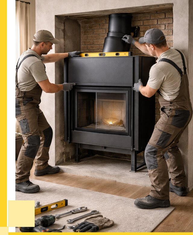 Установка каминных топок в Нягани под ключ от 18335 р. | ЭриданНга