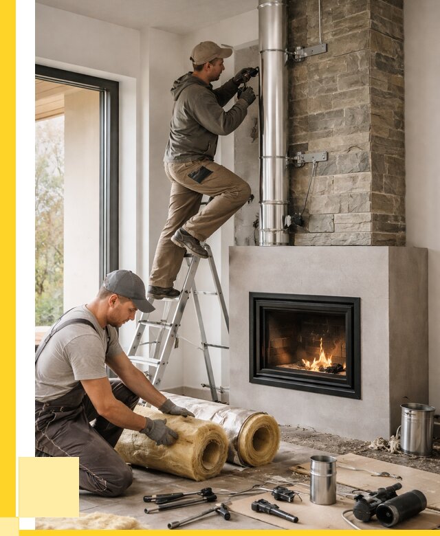 Монтаж дымоходов для каминов в Нягани от 15279 р. ЭриданНга