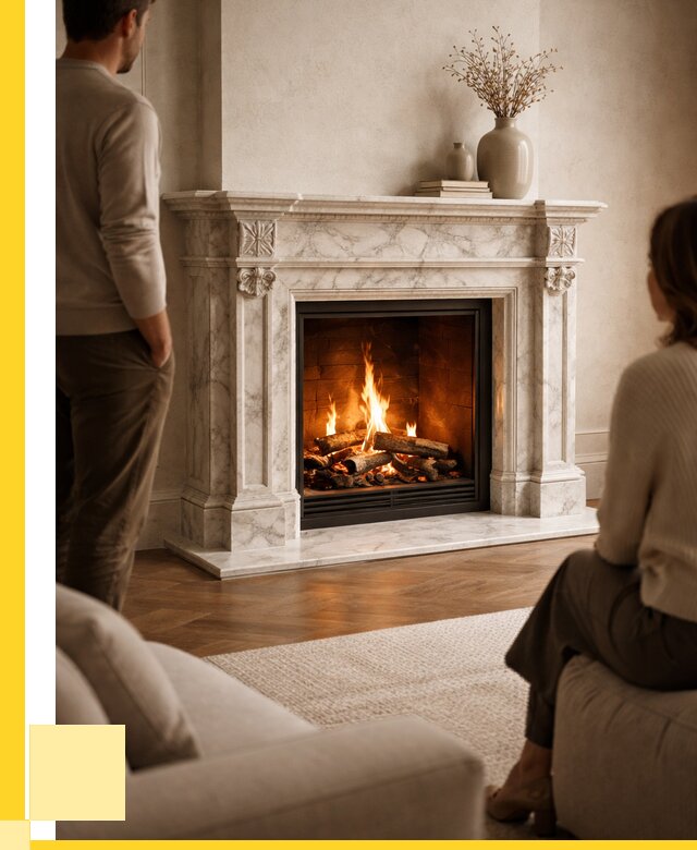 Мраморные камины под ключ в Нягани от 254650 р. | ЭриданНга