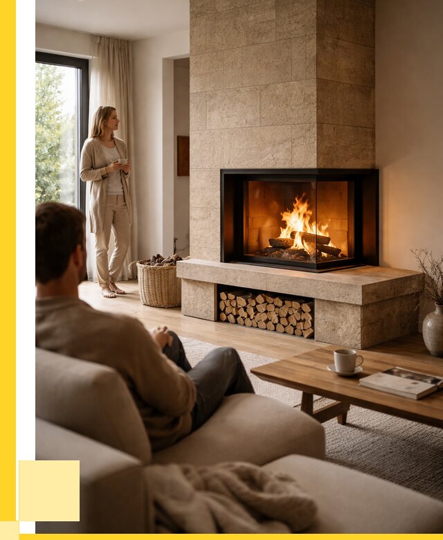 Угловые камины из кирпича установка в Нягани от 152790 р. ЭриданНга