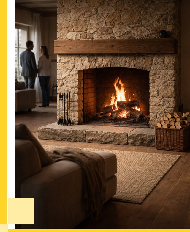 Открытые камины под ключ в Нягани от 152790 р. ЭриданНга