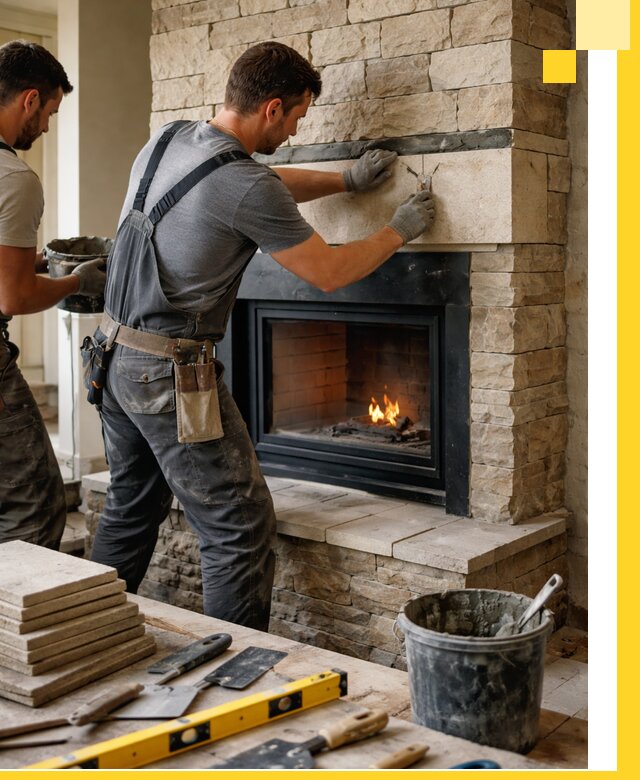 Проектирование и установка открытых каминов в Нягани