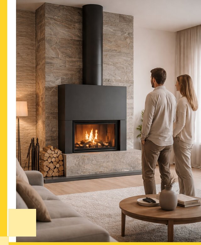 Закрытые камины под ключ в Нягани от 122232 р., ЭриданНга