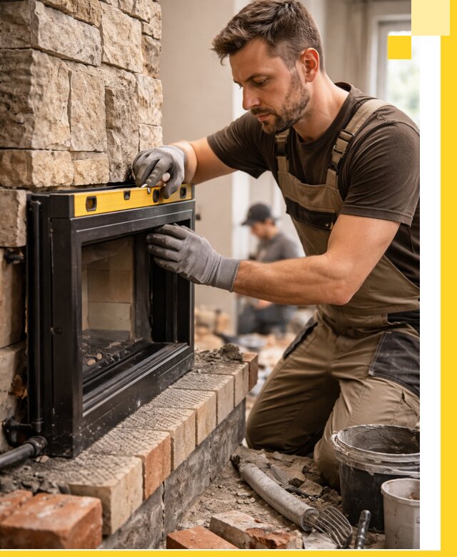 Дровяные камины под ключ в Нягани: монтаж, обустройство