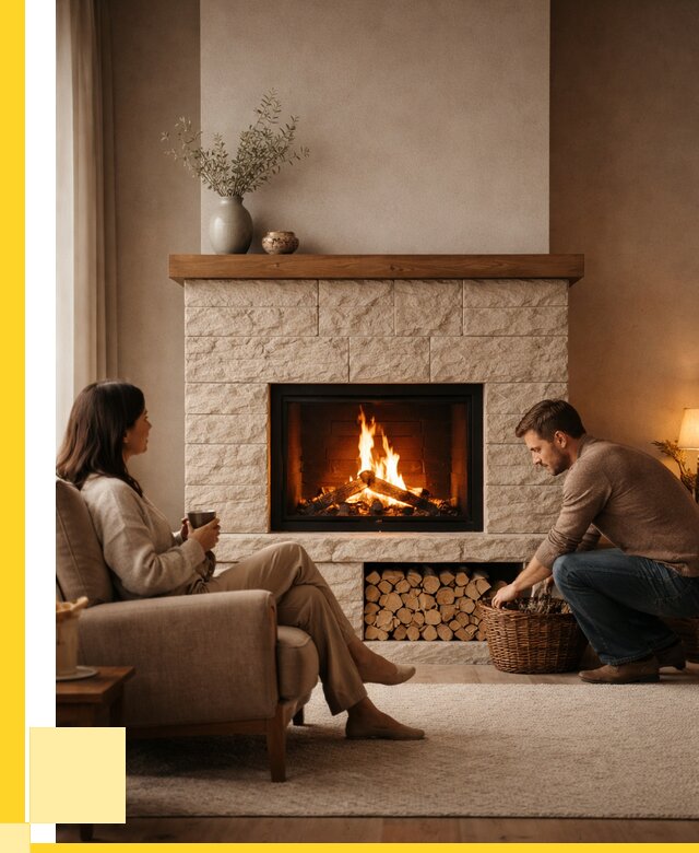 Камины для дома в Нягани под ключ от 152790 р. | ЭриданНга