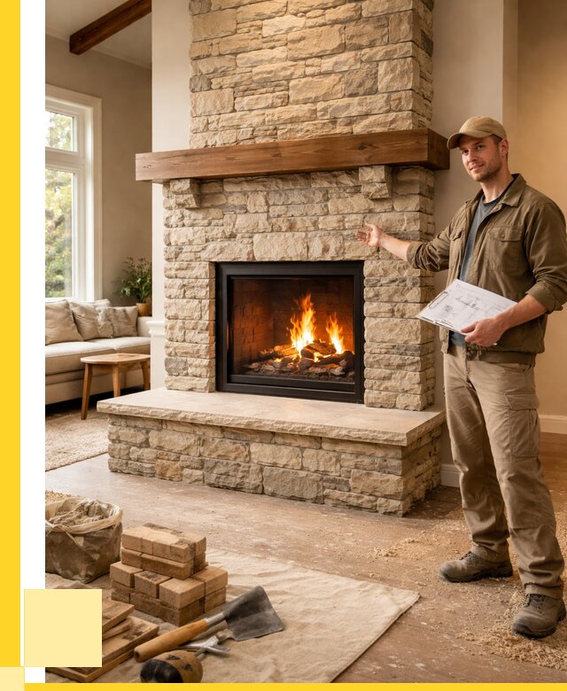 Камины под ключ в Нягани от 183348 р. | ЭриданНга — установка