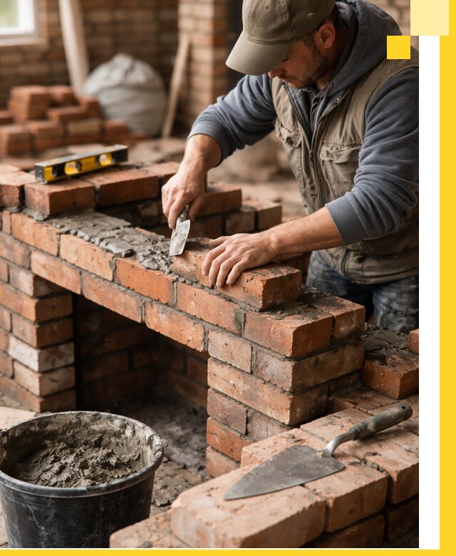 Кладка каминов под ключ в Нягани профессиональная отделка и монтаж