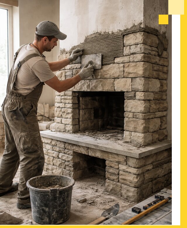 Строительство каминов под ключ в Нягани от проектирования до монтажа