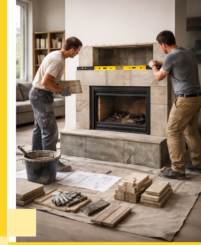 Монтаж каминов и установка в Нягани от 45837 р. | ЭриданНга