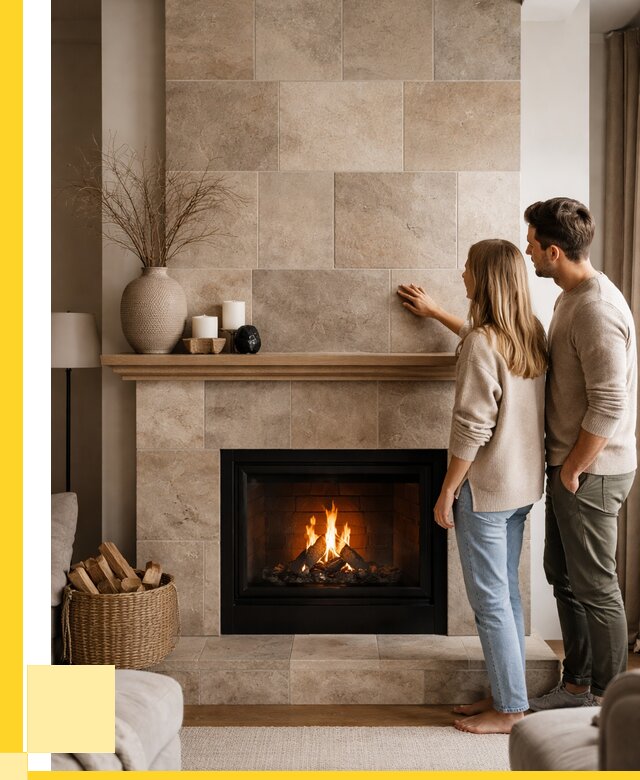 Облицовка каминов керамогранитом в Нягани от 4584 р. | ЭриданНга