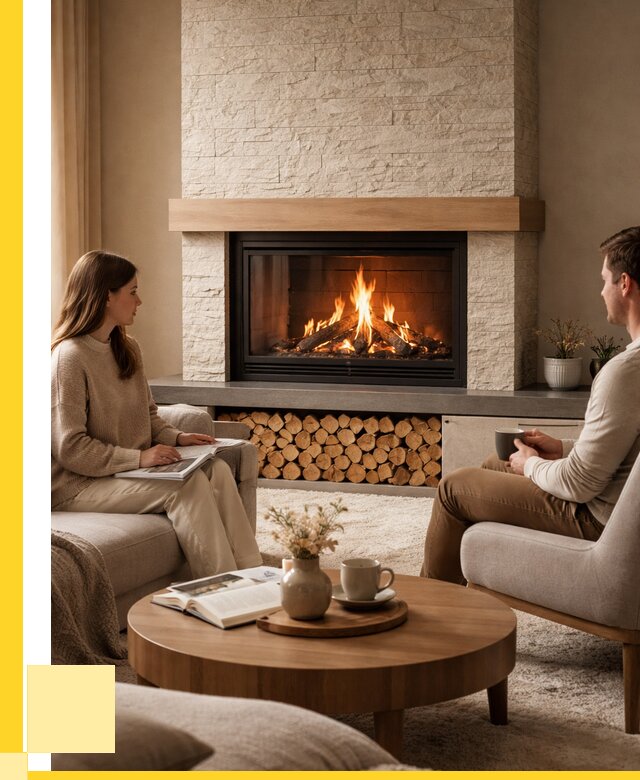 Камины со стеклом в Нягани от 183348 р. | ЭриданНга — топки 3 стекла