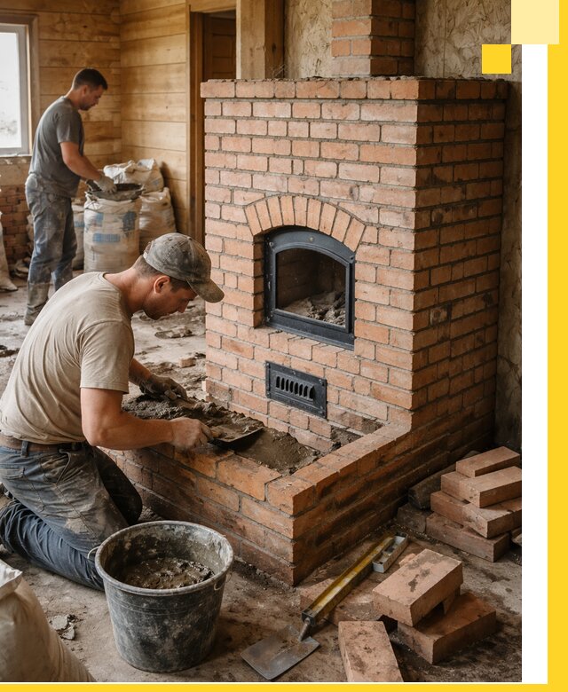 Профессиональное строительство печей в Нягани под ключ