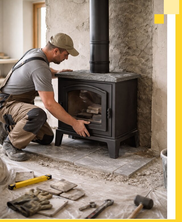 Профессиональный монтаж печей и каминов в Нягани под ключ