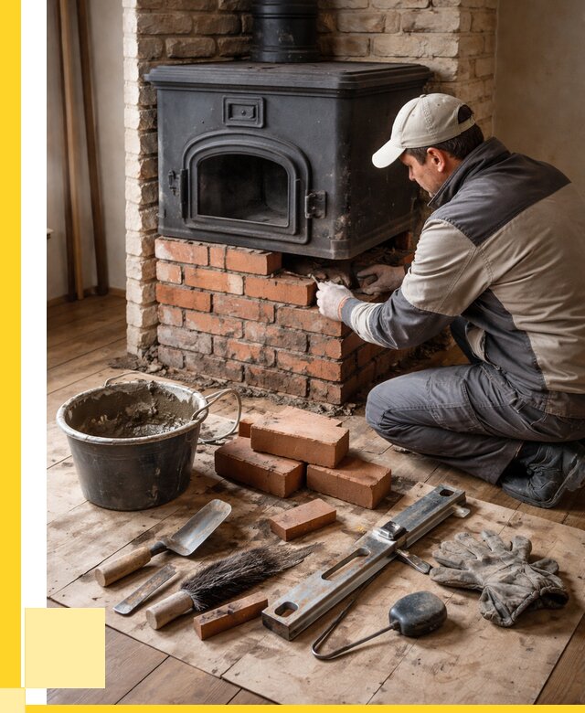 Ремонт печей в Нягани от 12223 р., услуги печника ЭриданНга