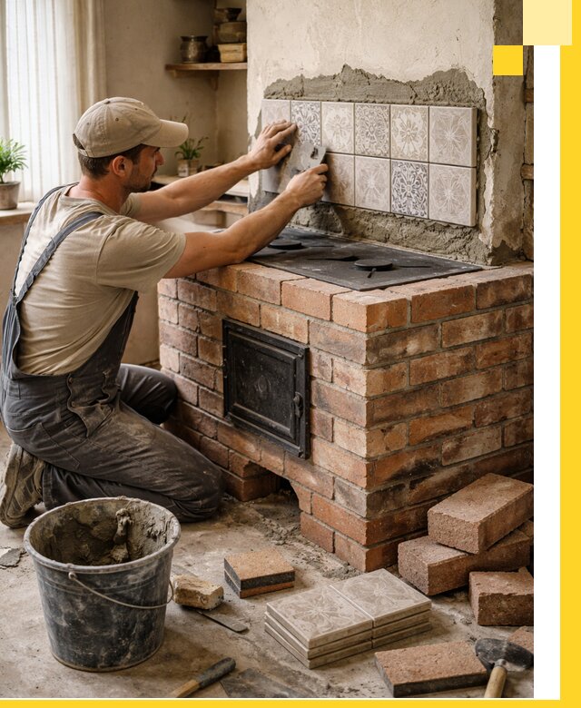 Печи с плитой на заказ монтаж гарантия и сервис в Нягани