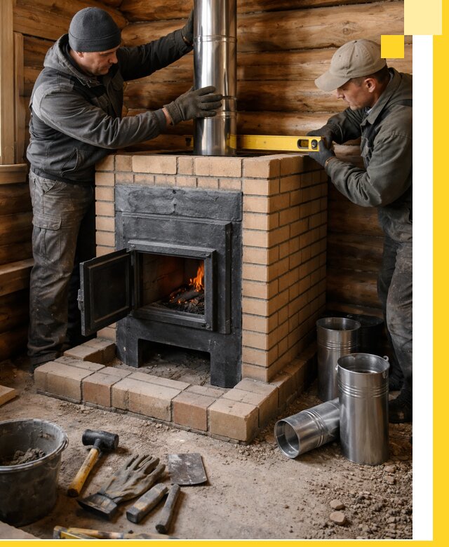 Проектирование, изготовление и установка банных печей в Нягани