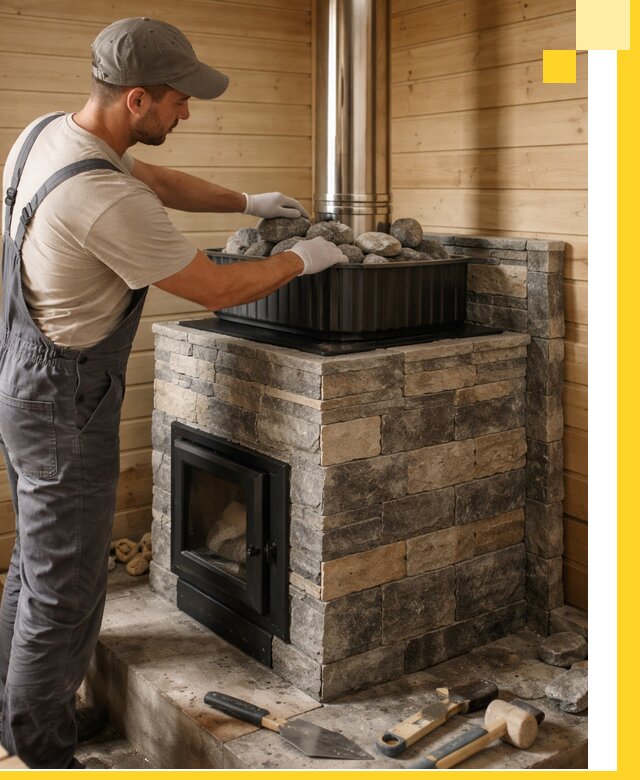 Печи для парной в Нягани, производство, монтаж и обслуживание