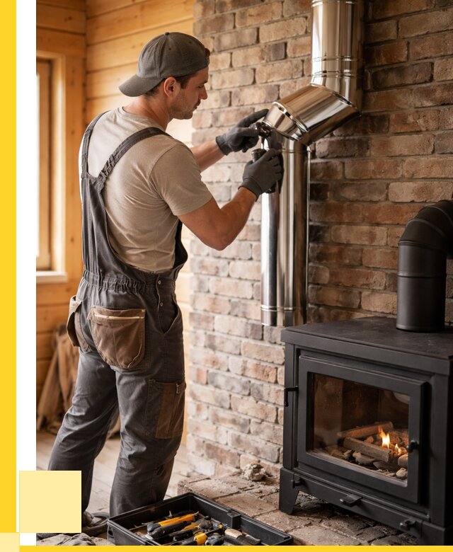 Монтаж дымоходов для печей в Нягани от 7640 р. | ЭриданНга