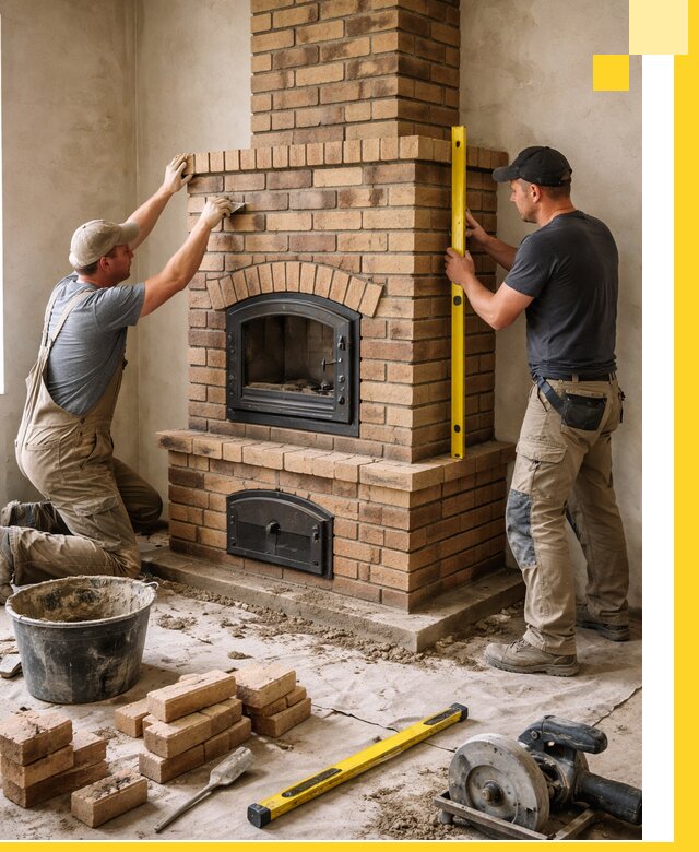 Продажа и установка печей и каминов для дома под ключ в Нягани