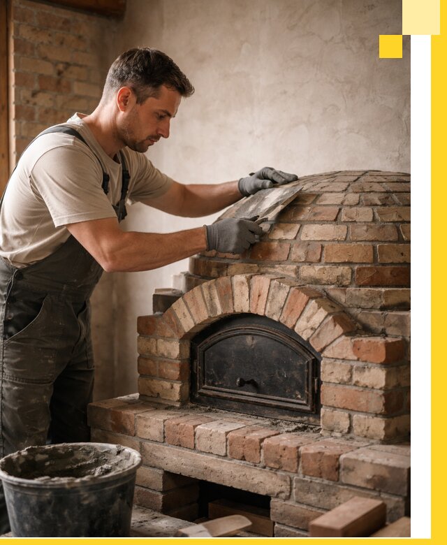 Изготовление и монтаж помпейских печей на заказ в Нягани