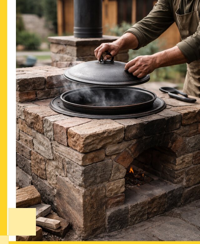 Печи для казана в Нягани по цене от 18335 р. | ЭриданНга