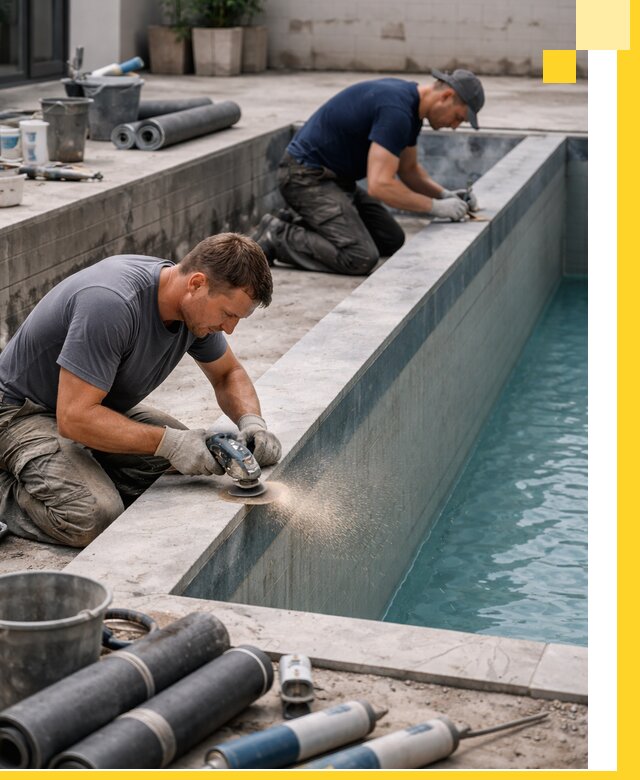 Профессиональный ремонт бассейнов под ключ в Нягани