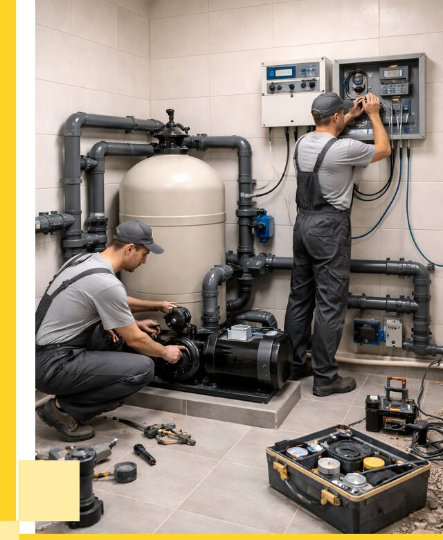 Монтаж оборудования для бассейнов в Нягани от 40744 р. | ЭриданНга