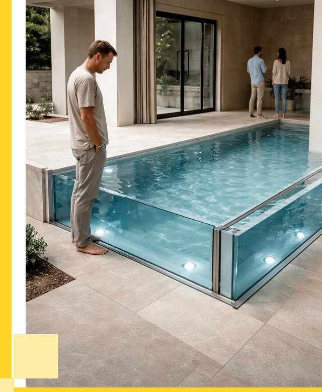 Стеклянные бассейны в Нягани от 1222320 р. | ЭриданНга — мозаика