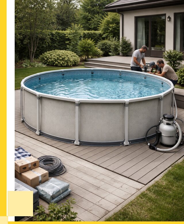 Купить каркасные бассейны в Нягани от 45837 р. | ЭриданНга