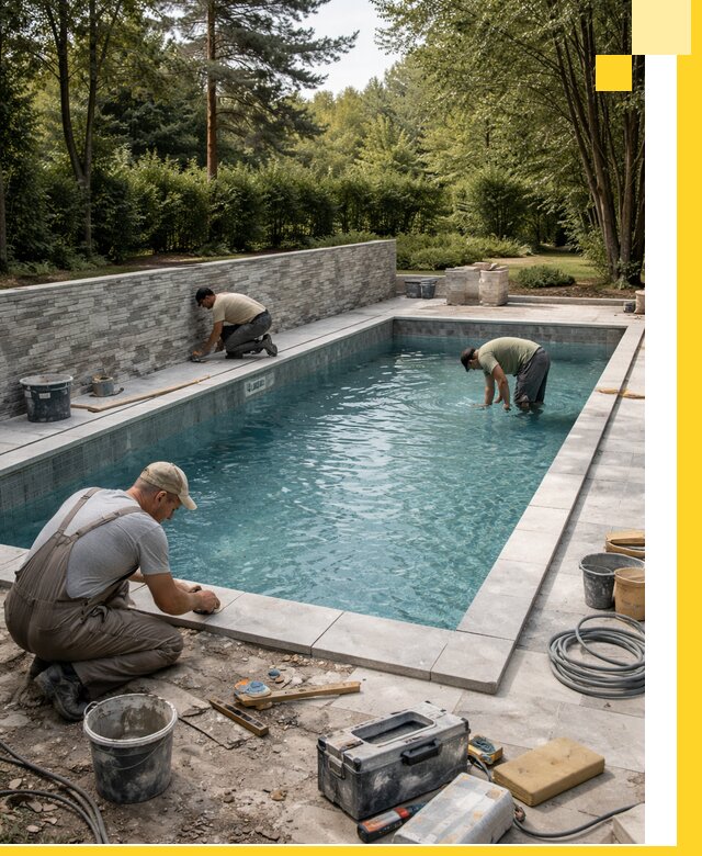 Проектирование и строительство частных бассейнов в Нягани