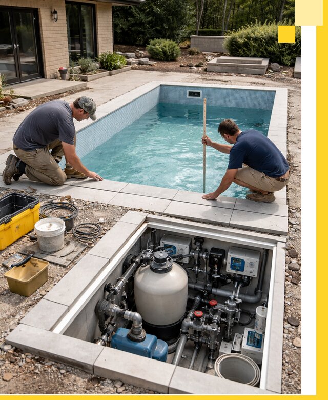 Строительство качественных домашних бассейнов под ключ в Нягани