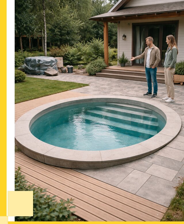 Бассейн на даче под ключ в Нягани от 203720 р., ЭриданНга