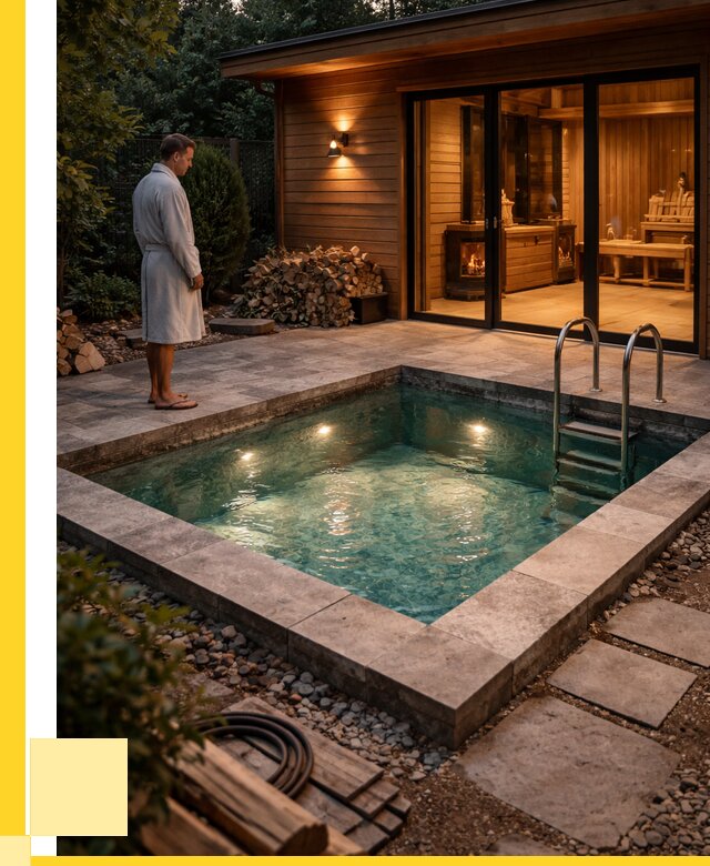 Бани с бассейном под ключ в Нягани от 96767 р. | ЭриданНга