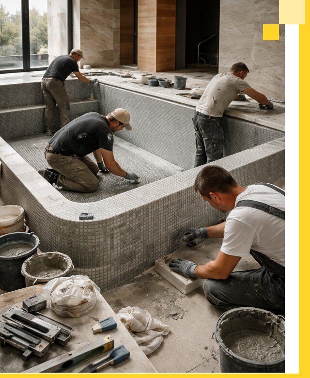 Строительство и установка СПА бассейнов под ключ в Нягани