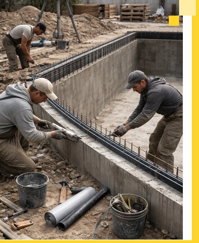 Качественный монтаж чаши бассейна в Нягани под ключ с гарантией