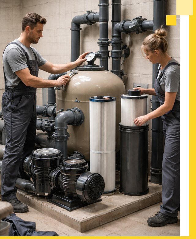 Фильтры и системы фильтрации для бассейнов в Нягани