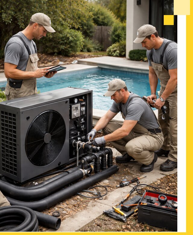 Проектирование и установка тепловых насосов для бассейнов в Нягани