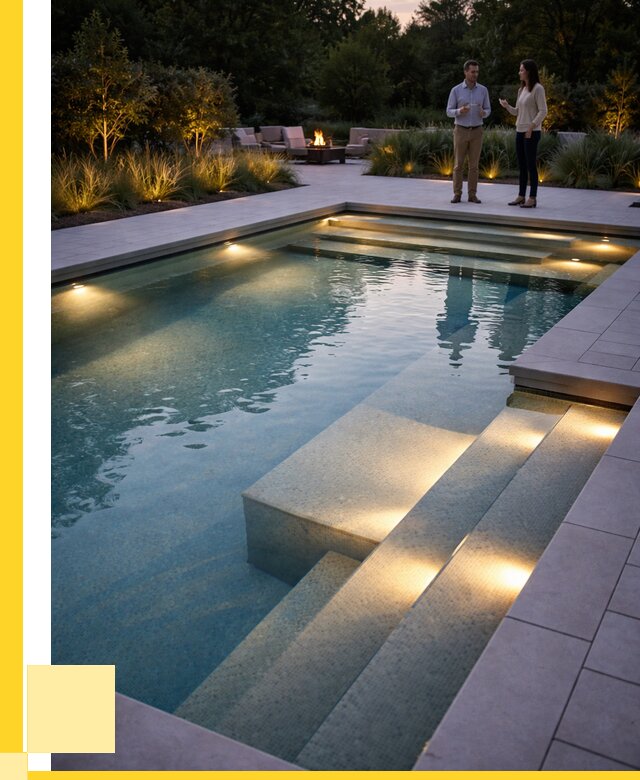 Освещение бассейнов в Нягани под ключ от 25465 р. | ЭриданНга