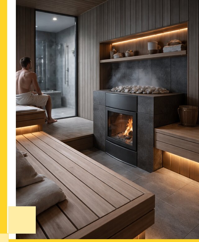 Проект сауны в частном доме в Нягани от 35651 р. | ЭриданНга