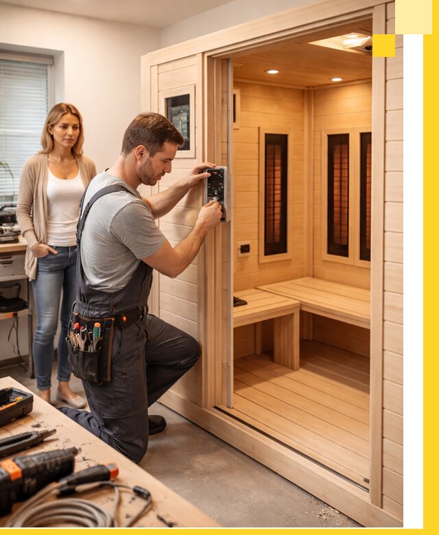 Инфракрасные сауны под ключ в Нягани продажа и установка