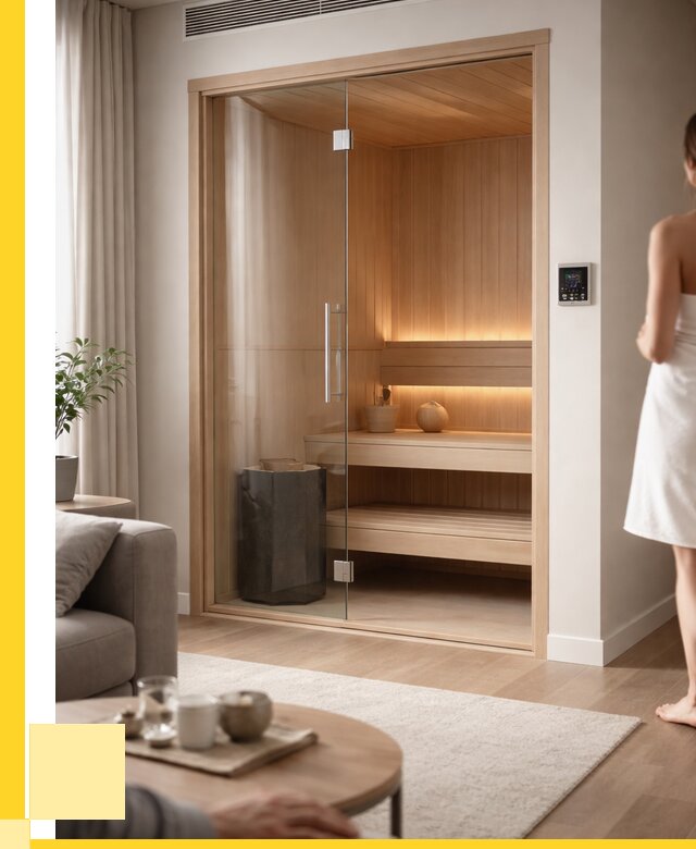 Сауна в квартире под ключ в Нягани от 122232 р. ЭриданНга