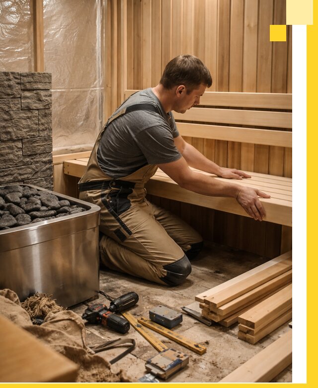 Сауны для дома под ключ с проектированием и монтажом в Нягани