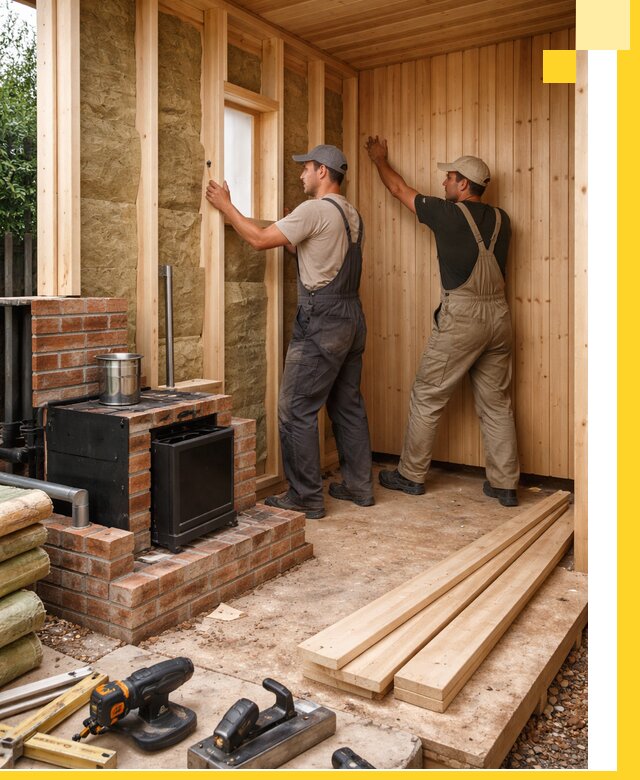 Строительство и установка дачных саун под ключ в Нягани