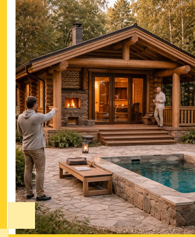 Проекты бань и хамам в Нягани от 25465 р. | ЭриданНга