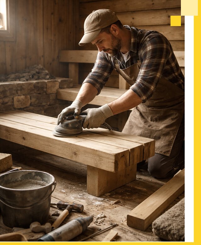 Ремонт бань под ключ в Нягани с гарантией качества и сроков