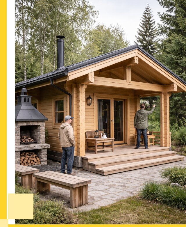 Деревянные бани под ключ в Нягани от 458370 р. | ЭриданНга