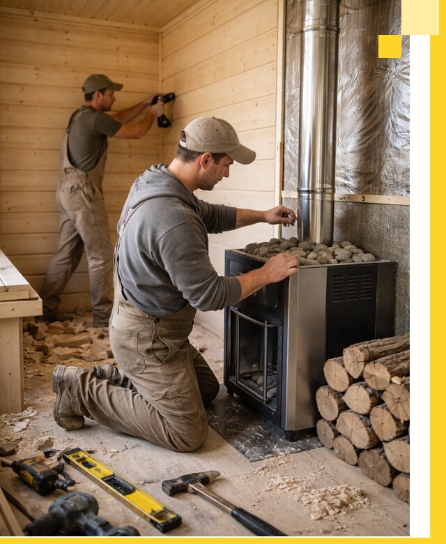 Строительство деревянных бань под ключ в Нягани проекты и монтаж