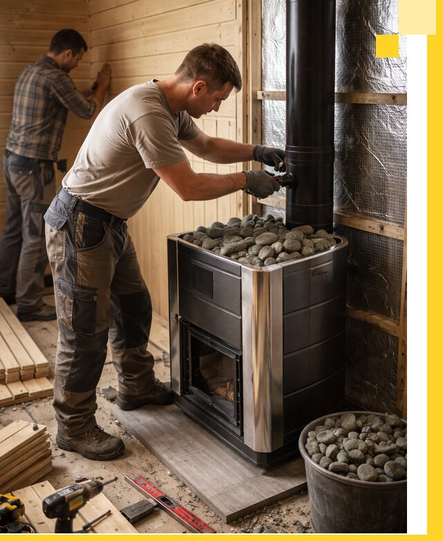 Проектирование и строительство парилок для бани в Нягани под ключ