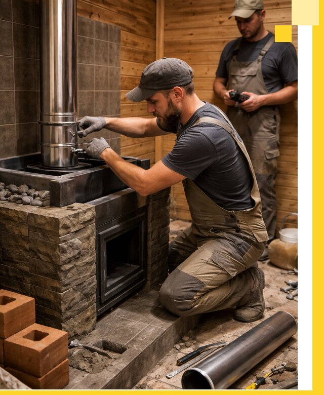 Изготовление и установка банных печей под ключ в Нягани