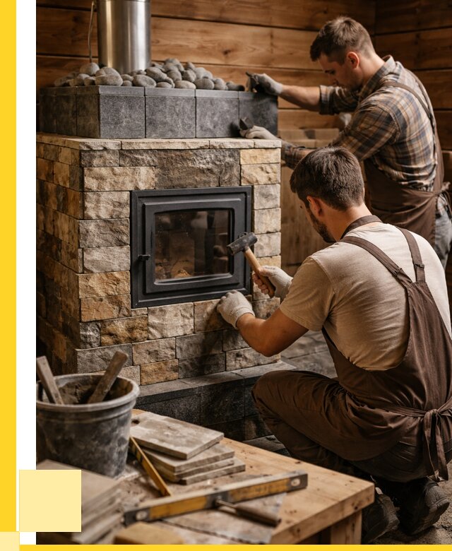 Облицовка банной печи в Нягани от 15279 р. | ЭриданНга